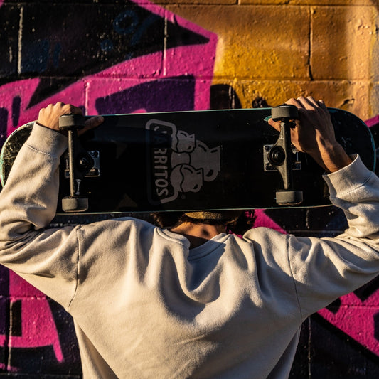 Skateboard Deck - Black on Black