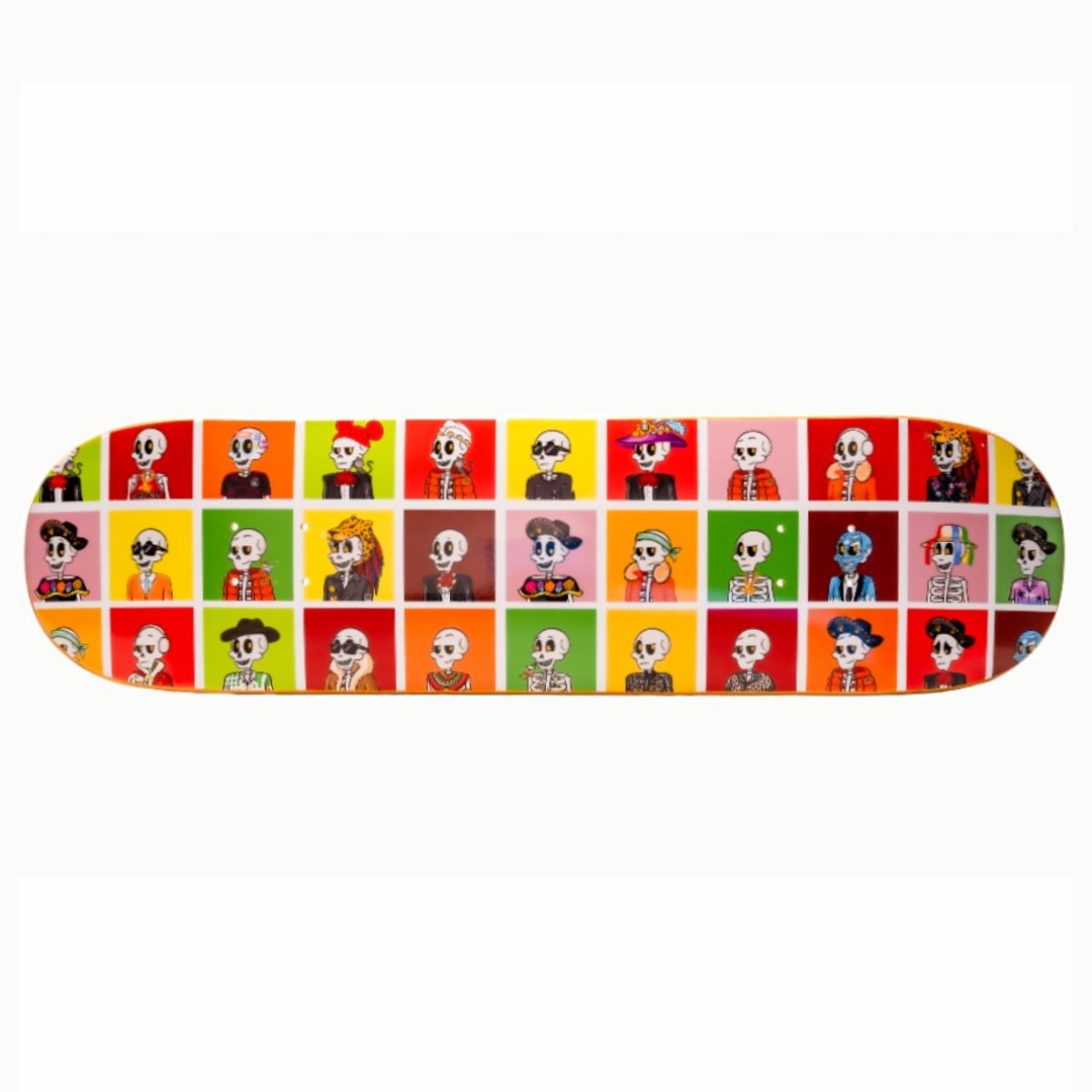 Skateboard Deck - NFT Collage