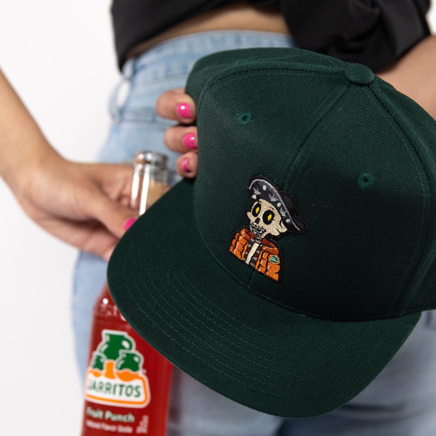 Bones - SnapBack Hat (Green)