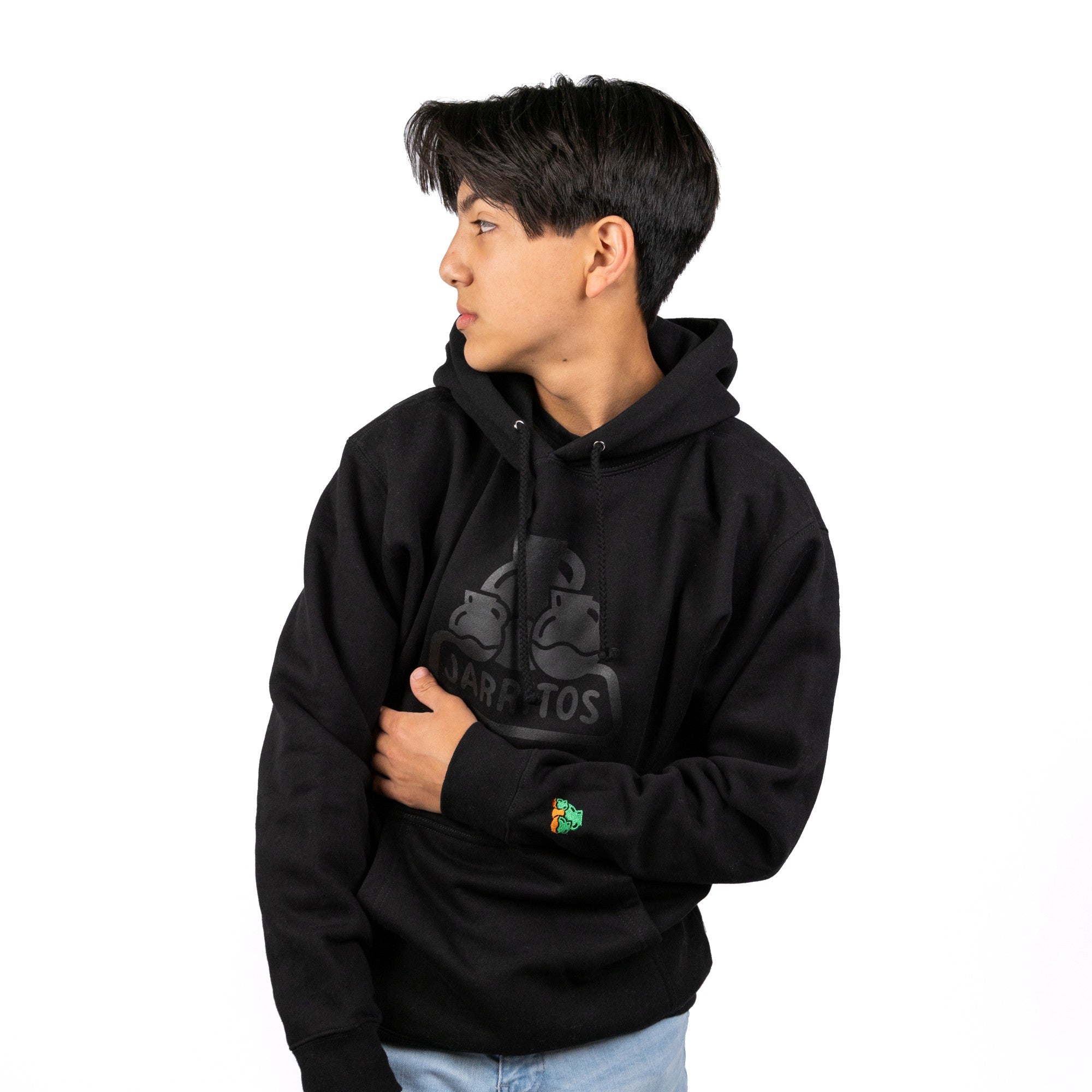 Black discount merch hoodie