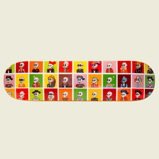 Skateboard Deck - NFT Collage