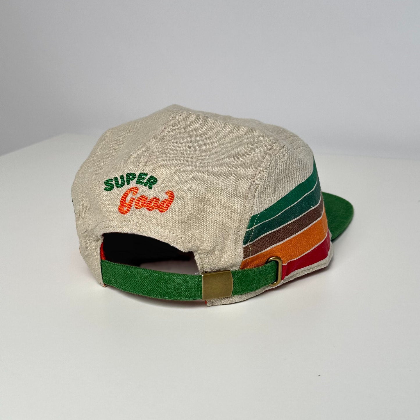 Hat - Jarritos Retro Striped Green