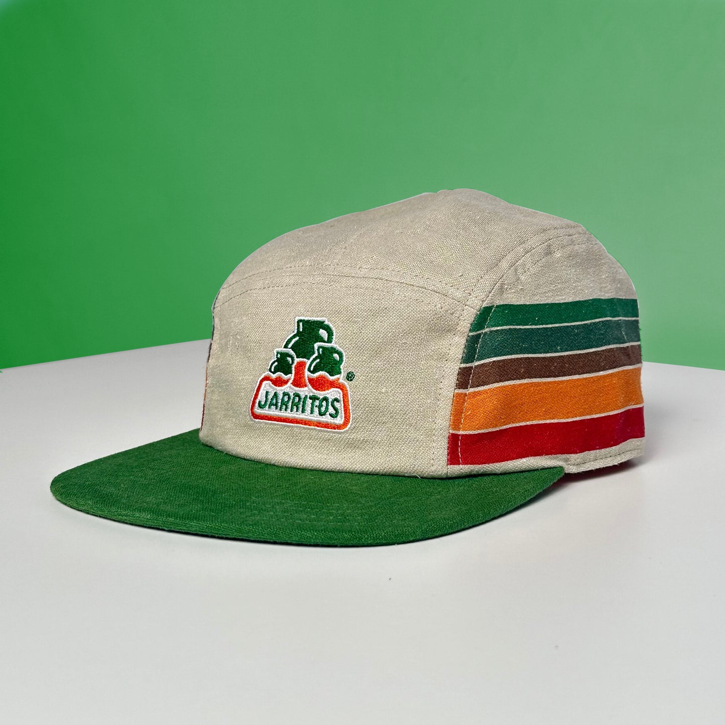 Hat - Jarritos Retro Striped Green