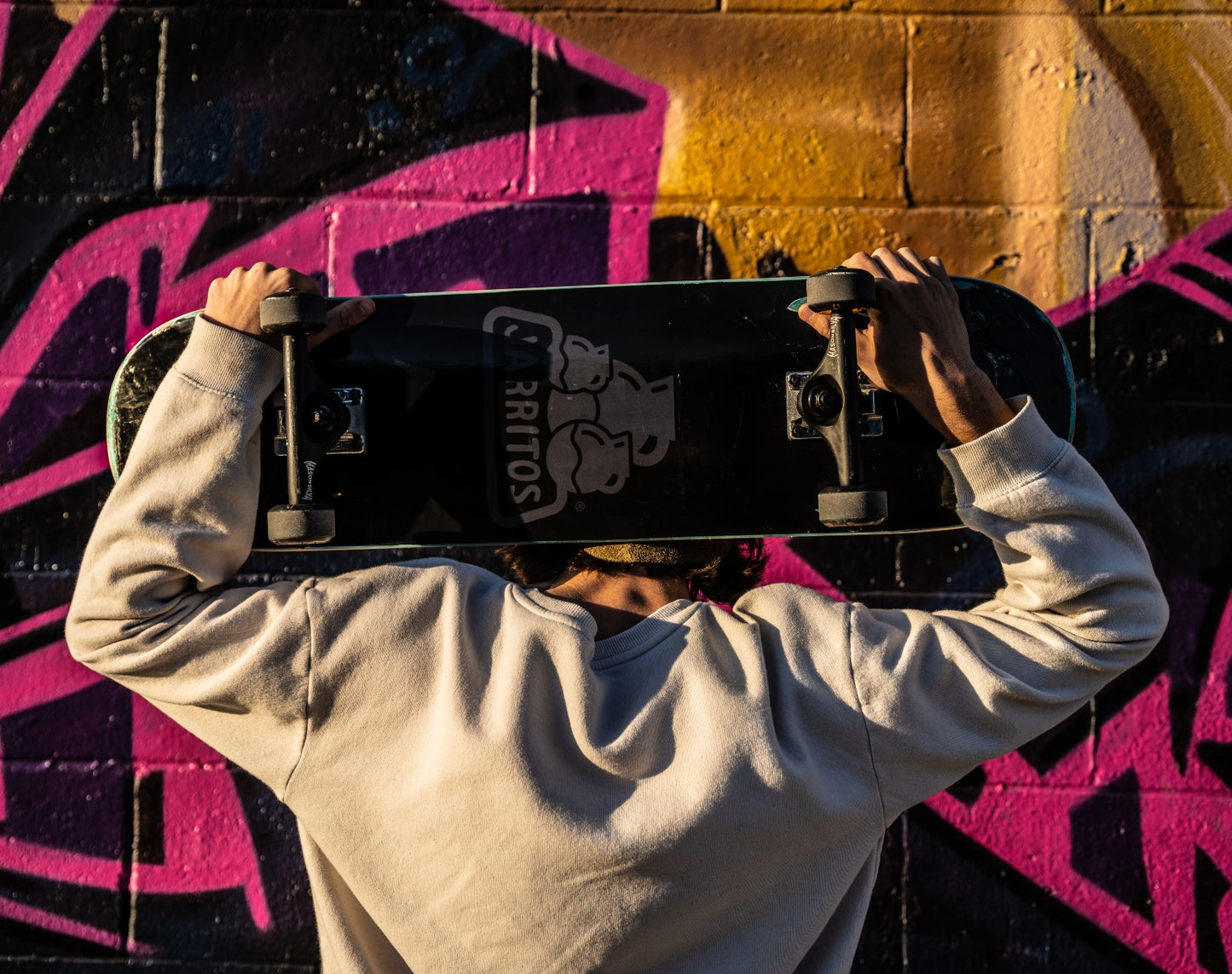 Skateboard Deck - Black on Black