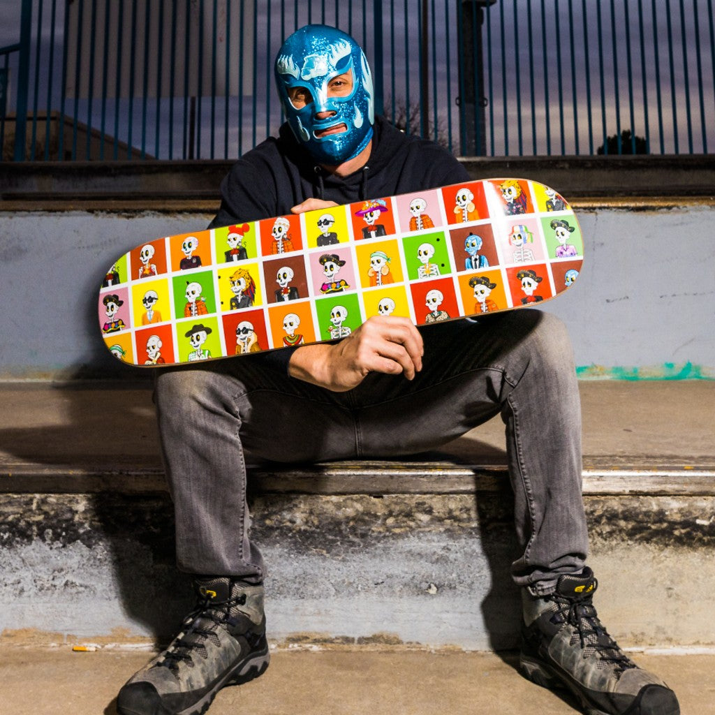Skateboard Deck - NFT Collage